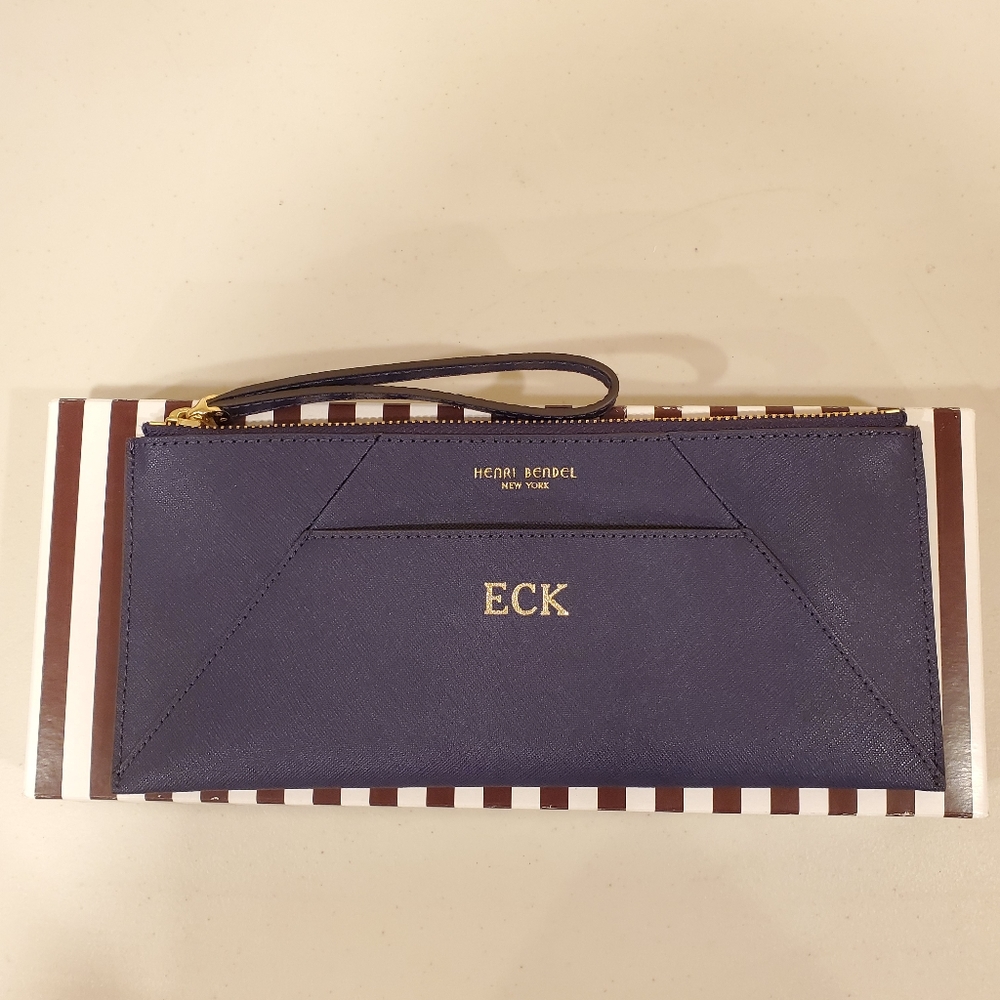 Henri Bendel Travel Pouch Saffiano
